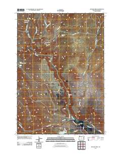 2011 Map of Becker Creek, 2011 Print