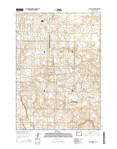 2014 Map of Bend Airport, 2014 Print