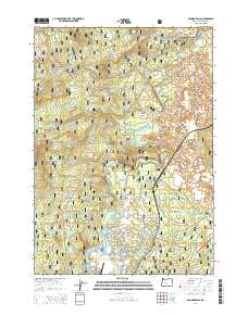 2014 Map of Benham Falls, 2014 Print