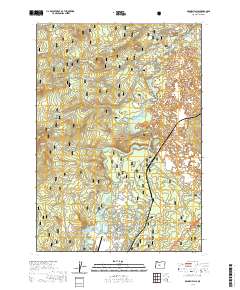 2020 Map of Benham Falls, 2020 Print
