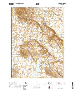 2020 Map of Benjamin Lake, 2020 Print