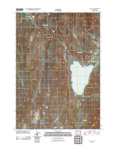 2011 Map of Beulah, 2011 Print