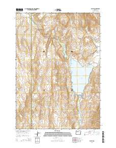 2014 Map of Beulah, 2014 Print