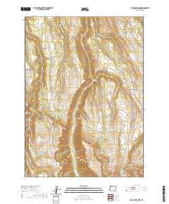 2020 Map of Big Pasture Creek, 2020 Print