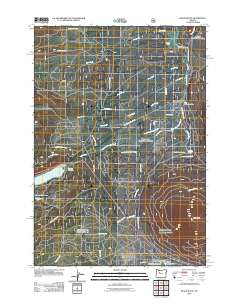 2011 Map of Black Butte, 2011 Print