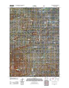2011 Map of Black Crater, 2011 Print