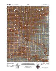 2011 Map of Black Rock Springs, 2011 Print