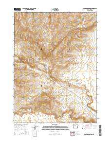 2014 Map of Black Rock Springs, 2014 Print