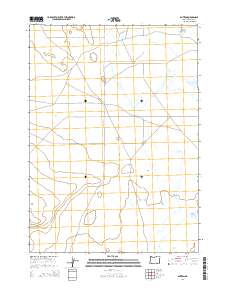 2014 Map of Blitzen, 2014 Print