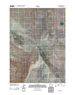 2011 Map of Blitzen NW, 2011 Print