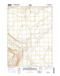 2014 Map of Blitzen NW, 2014 Print