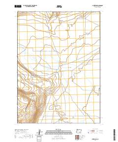 2020 Map of Blitzen NW, 2020 Print