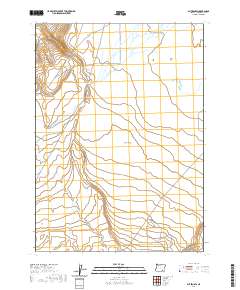 2020 Map of Blitzen SW, 2020 Print