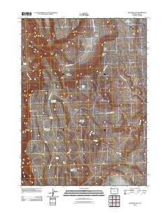 2011 Map of Blizzard Gap, 2011 Print