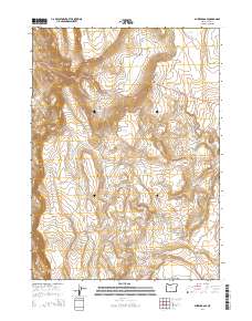 2014 Map of Blizzard Gap, 2014 Print