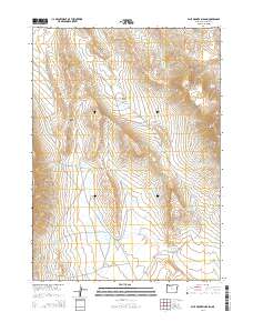2014 Map of Blue Mountain Basin, 2014 Print