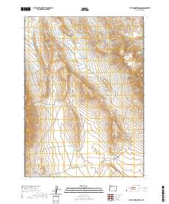 2020 Map of Blue Mountain Basin, 2020 Print