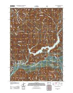 2011 Map of Blue River, 2011 Print