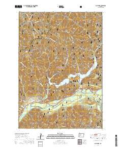 2020 Map of Blue River, 2020 Print