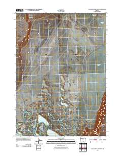 2011 Map of Bluejoint Lake West, 2011 Print
