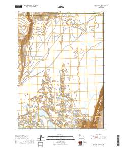 2020 Map of Bluejoint Lake West, 2020 Print