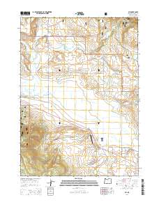 2014 Map of Bly, 2014 Print