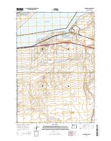2014 Map of Boardman, 2014 Print