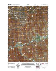2011 Map of Bologna Basin, 2011 Print