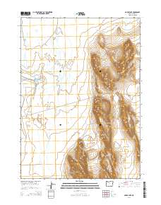 2014 Map of Borax Lake, 2014 Print