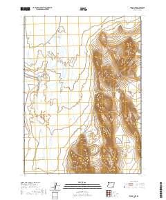 2020 Map of Borax Lake, 2020 Print