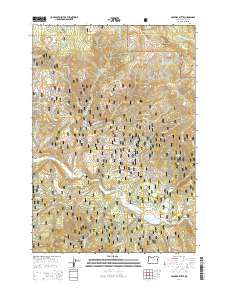 2014 Map of Boulder Butte, 2014 Print