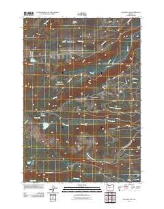 2011 Map of Boulder Lake, 2011 Print