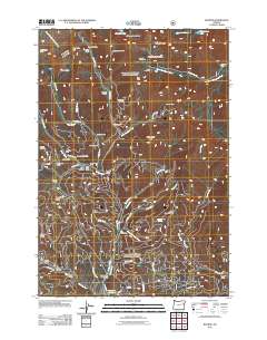 2011 Map of Bourne, 2011 Print