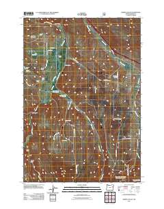 2011 Map of Bowen Valley, 2011 Print