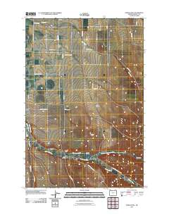 2011 Map of Bowlus Hill, 2011 Print