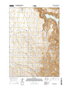 2014 Map of Bowman Dam, 2014 Print