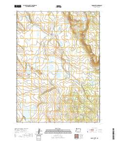 2020 Map of Brady Butte, 2020 Print
