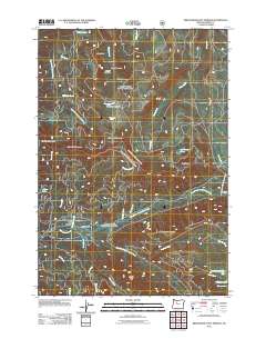 2011 Map of Breitenbush Hot Springs, 2011 Print