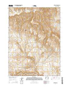 2014 Map of Bretz Mine, 2014 Print