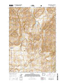 2014 Map of Brewer Reservoir, 2014 Print