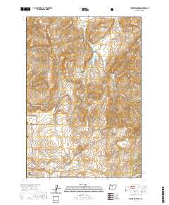 2020 Map of Brewer Reservoir, 2020 Print