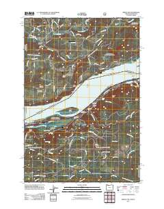 2011 Map of Bridal Veil, 2011 Print
