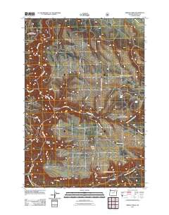 2011 Map of Bridge Creek, 2011 Print