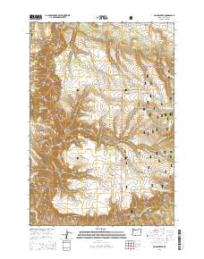 2014 Map of Bridge Creek, 2014 Print