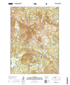 2020 Map of Broken Top, 2020 Print