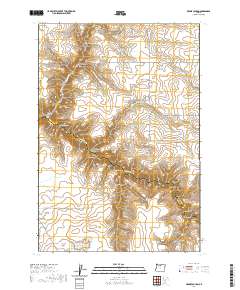 2020 Map of Bronx Canyon, 2020 Print