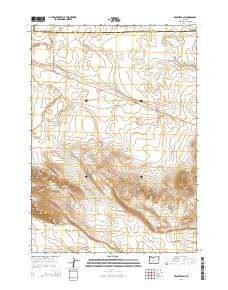 2014 Map of Brothers SW, 2014 Print