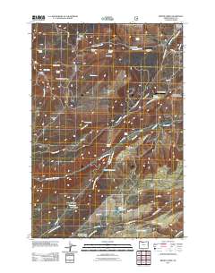 2011 Map of Brown Creek, 2011 Print