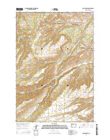 2014 Map of Brown Creek, 2014 Print