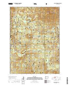 2020 Map of Brown Mountain, 2020 Print